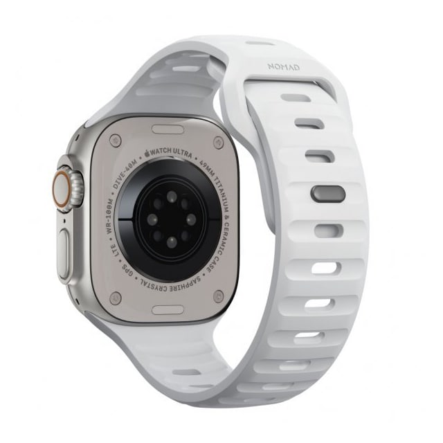 NOMAD Apple Watch 42/44/45mm/Apple Watch Ultra Armbånd Sport Band Hvit
