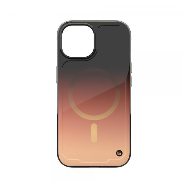 Clckr iPhone 15 Deksel Onyx MagSafe Copper