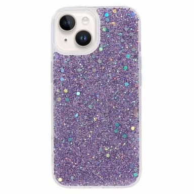 Nordic Covers iPhone 15 Deksel Sparkle Series Lilac Purple