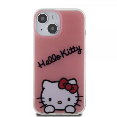 Hello Kitty iPhone 15 Deksel Daydreaming Crossbody Rosa