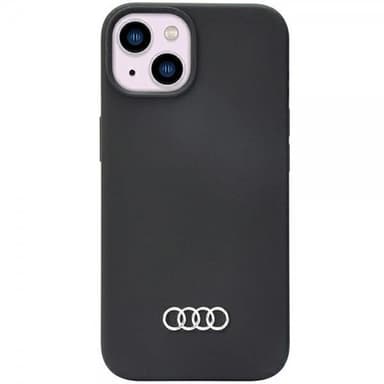 Audi iPhone 14 Deksel Silikoni Svart