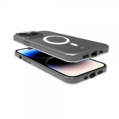 Celly iPhone 15 Pro Max Deksel GELSKINMAG MagSafe Transparent