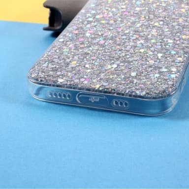 Nordic Covers iPhone 12/iPhone 12 Pro Deksel Sparkle Series Stardust Silver