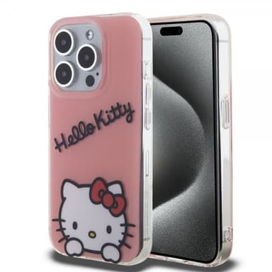 Hello Kitty iPhone 15 Pro Deksel Daydreaming Crossbody Rosa