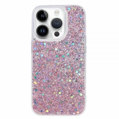 Nordic Covers iPhone 15 Pro Deksel Sparkle Series Blossom Pink