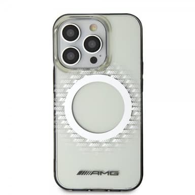 Mercedes Benz iPhone 15 Pro Max Deksel Rhombus Pattern MagSafe AMG Transparent