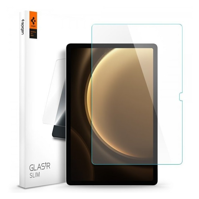Spigen Samsung Galaxy Tab S9 FE X510 X516 Skjermbeskytter GLAS.tR Slim 2-pakning