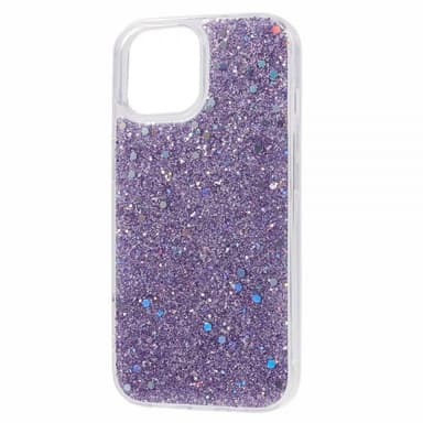 Nordic Covers iPhone 15 Deksel Sparkle Series Lilac Purple