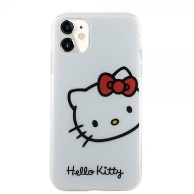 Hello Kitty iPhone 11 Deksel Kitty Logo Hvit