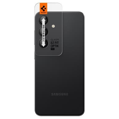 Spigen Samsung Galaxy S24 Plus Linsebeskyttelse GLAS.tR EZ Fit Optik Pro 2-pakning Svart