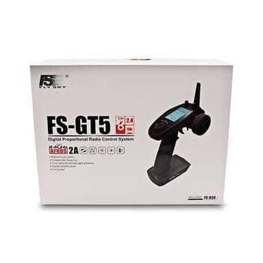 Flysky FS-GT5 2.4G 6ch with FS-BS6 Gyro RX