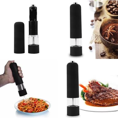 Automatisk salt- og pepperkvern Elektrisk urtepepper krydderkvern