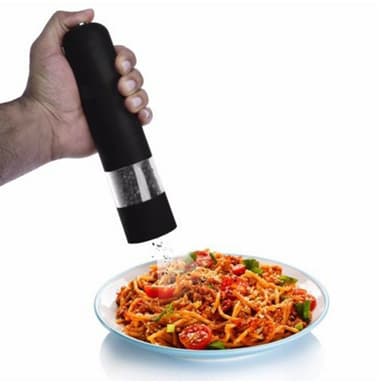 Automatisk salt- og pepperkvern Elektrisk urtepepper krydderkvern