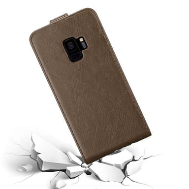 Samsung Galaxy S9 deksel flip cover (brun)