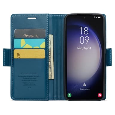 CASEME Lommebok-deksel Samsung Galaxy S24 - Blå