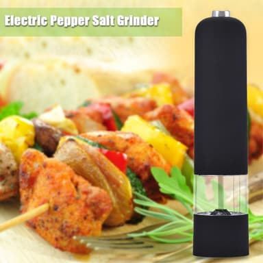 Automatisk salt- og pepperkvern Elektrisk urtepepper krydderkvern