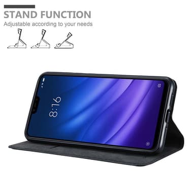 Xiaomi Mi 8 LITE lommebokdeksel case (svart)