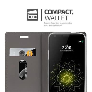 LG G5 lommebokdeksel etui (grå)