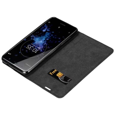 lommebokdeksel Sony Xperia XZ2 PREMIUM case (svart)