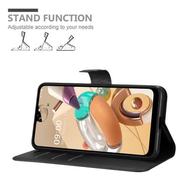 LG K41S lommebokdeksel etui (svart)