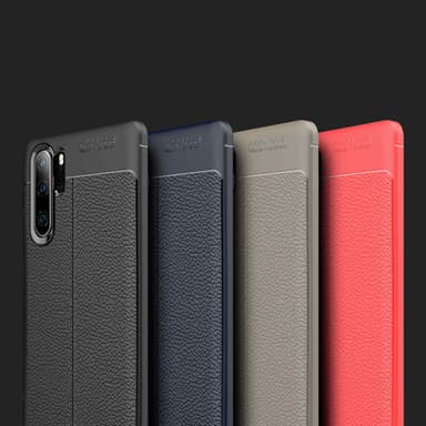 Huawei P30 PRO Deksel Kunstskinn (svart) - Elkjøp