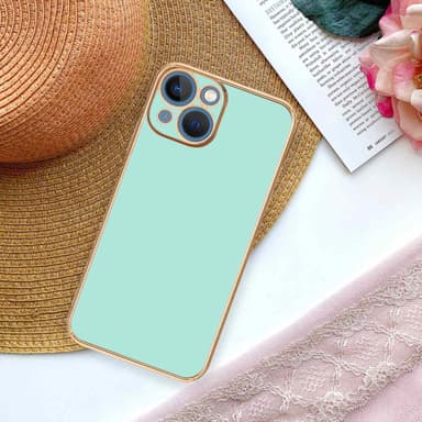 iPhone 14 silikondeksel case (grønn)