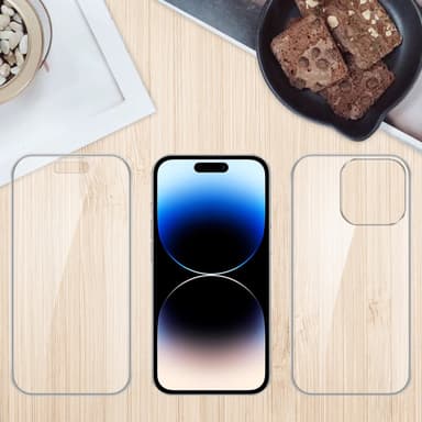 iPhone 14 PRO MAX Deksel 360 Case Cover (gjennomsiktig)
