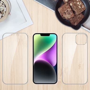 iPhone 14 Deksel 360 Case Cover (gjennomsiktig)