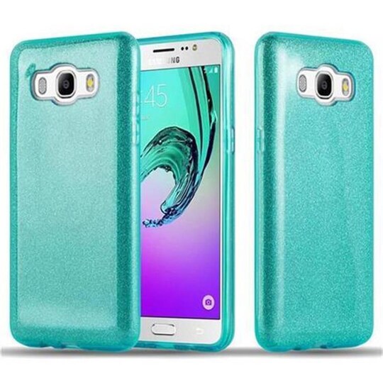 Samsung Galaxy J5 2016 Deksel Glitter (turkis)