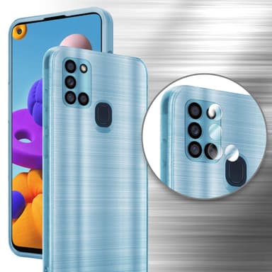 Samsung Galaxy A21s Silikondeksel Beskyttelse (turkis)