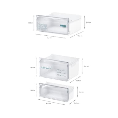 Siemens Kjøleskap/fryser kombinasjon KI87VVFE1 (I/t)