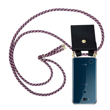 LG X POWER 3 Deksel med Halskjede (rød)