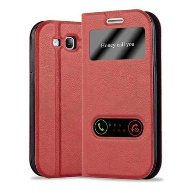 Samsung Galaxy S3 / S3 NEO lommebokdeksel cover (rød)