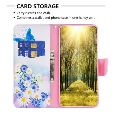 Til Samsung Galaxy S24 Ultra Lommebok-deksel Deksel Mønsterdeksel