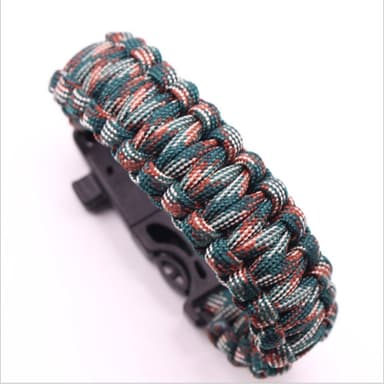 Overlevelsesarmbånd Survival Emergency Armbånd - Blå kamuflasje