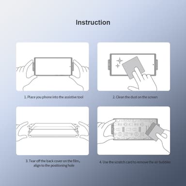 Nillkin til Samsung Galaxy S24+ Full Glue PMMA Fullskjermbeskytter 2-pakke