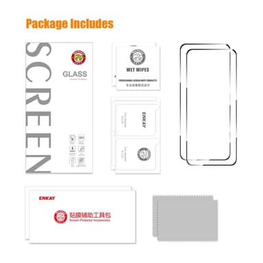 ENKAY herdet glass skjermbeskytter til Samsung Galaxy S24 +