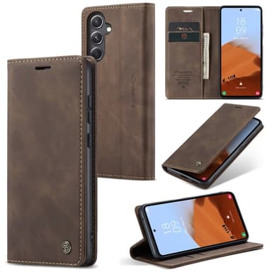CASEME Lommebok-deksel Samsung Galaxy S23 FE - Kaffe
