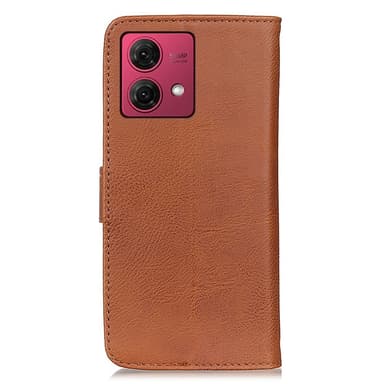 KHAZNEH Motorola Moto G84 Lommebok-deksel - Brun