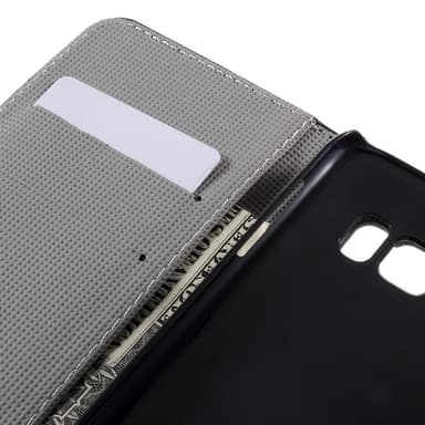 Lommebok-deksel til Samsung Galaxy S7 - Paisley Blomster