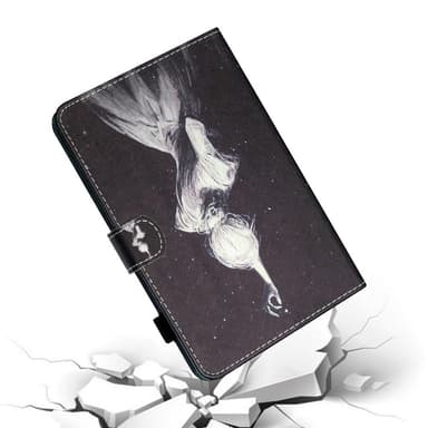 For iPad 10.2 (2021)/(2020)/(2019) Sammenleggbart dekselstativ - Jente