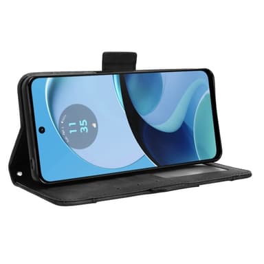 Motorola Moto G14 Lommebok-deksel med Kortholder - Svart