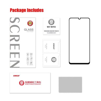 Samsung Galaxy A22 4G HAT PRINCE All-over Herdet glass Svart