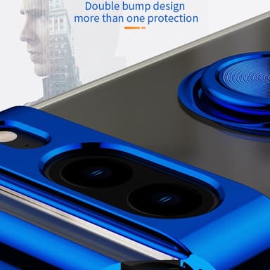 For Pixel 8-deksel Fingerring TPU
