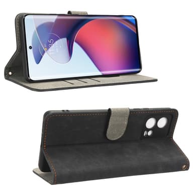 Til Motorola Edge 30 Fusion 5G Lommebok-deksel Kortholderveske