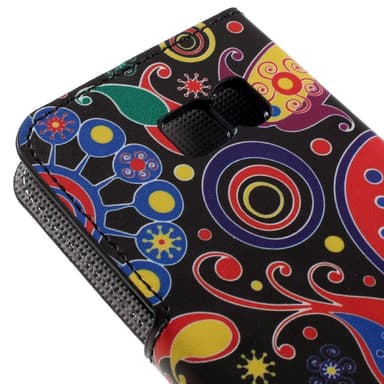 Lommebok-deksel til Samsung Galaxy S7 - Paisley Blomster