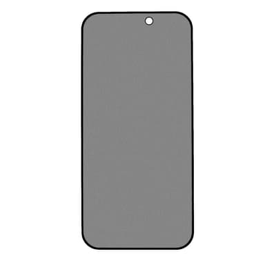 til iPhone 15 Pro herdet glass 180-graders anti-spion personvern 2 stk