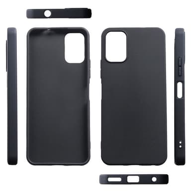 Slim-Fit TPU Telefondeksel til Nokia C32 - Svart