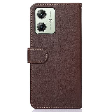 Motorola Moto G54 5G KHAZNEH Lommebok-deksel - Brun/Blå