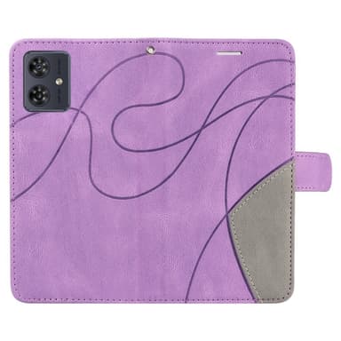 KT Lommebok-deksel til Motorola Moto G54 - Lilla